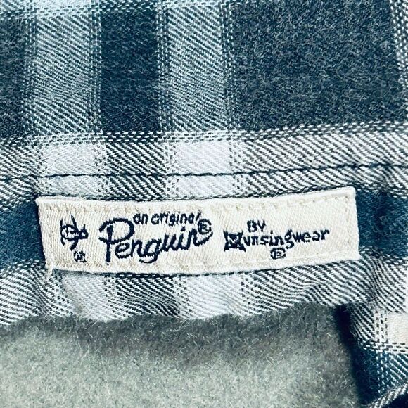 Original Penguin by Musingwear Men's Large‎ Plaid Long Sleeve Button Down Shirt - Picture 3 of 16